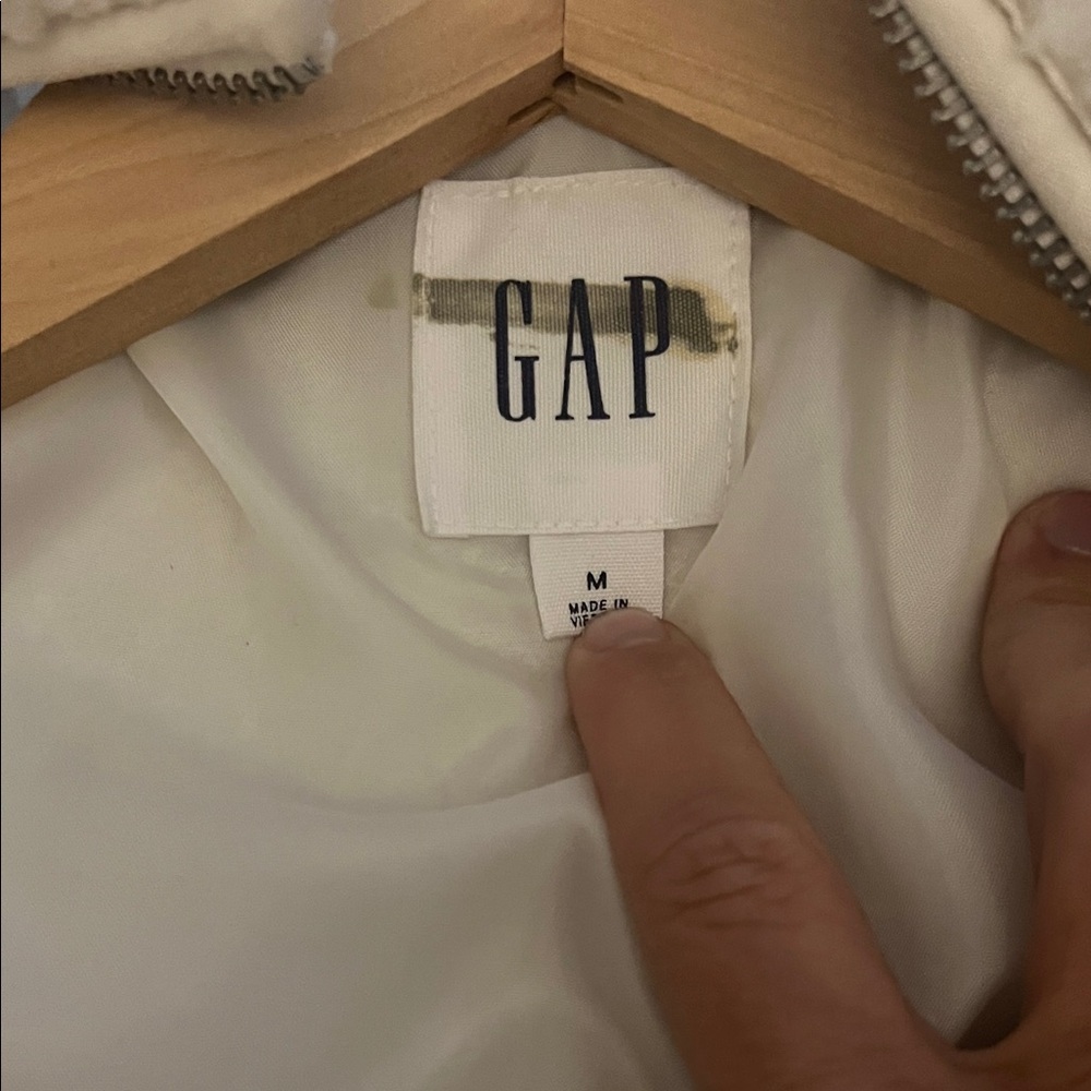 GAP Cream Teddy Jacket for Women - Picture 2 of 2